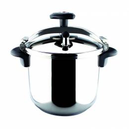 Olla express Magefesa Star 10L recta acero Inox para todos los fuegos