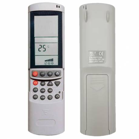 Mando aire acondicionado RC7 Johnson, Airwell y Electra.