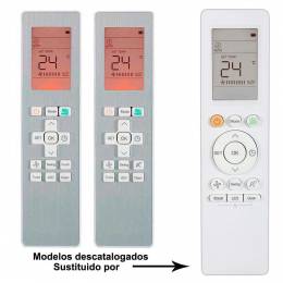 Mando aire acondicionado MundoClima, Midea, FanWorld. RG10A1(F2S)/BGEF, RG10A(F2S)/BGEF