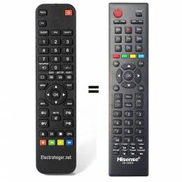 Mando a distancia sustituto Hisense ER-22601A y ER-22601B