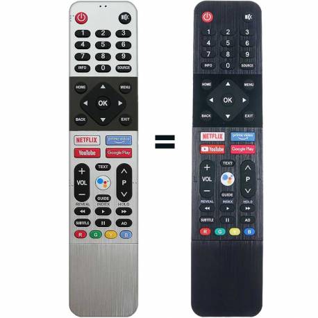 Mando a distancia MBH01 para modelos Aiwa, Tesla, Grundig.