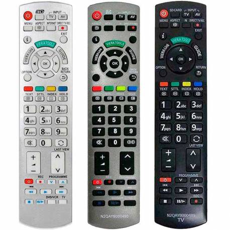 Mando a distancia Panasonic N2QAYB000487, N2QAYB000489, N2QAYB000490 y N2QAYB000328 
