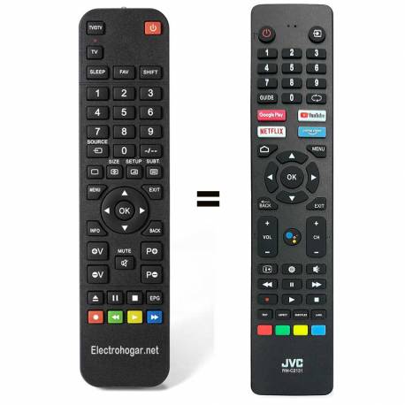 Mando a distancia 2131 para JVC, Engel OK, Infiniton,..