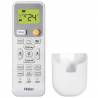 Mando Aire Haier YR-HE2, recambio original. con soporte de pared