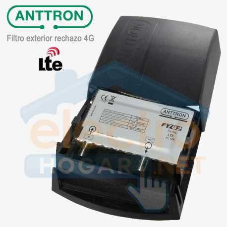 Filtro LTE 4G para uso exterior +30dB, Anttron modelo F782
