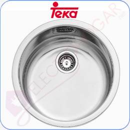 Fregadero Teka ERC 1C, Acero INOX, mueble de 45cm.