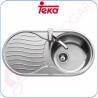 Fregadero Teka DR-80 1C 1E Reversible Acero inoxidable 18 10 profund