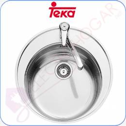 Fregadero Teka Centroval 1C Acero inoxidable 18 10 profundidad 180mm 