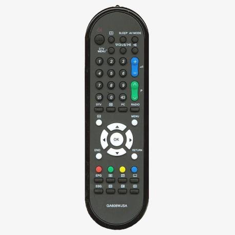 Telecomando Di Ricambio Per Sharp GA608WJSA - Sostituzione Diretta Con Tutte Le Funzioni, Batterie Incluse