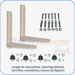 Kit soportes 50x45 para aire acondicionado de 1700Frg. a 4000Frg.