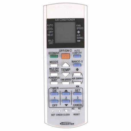 Mando sustituto para aire acondicionado Panasonic A75C3887 y A75C4179