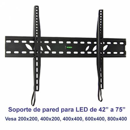 Soporte de pared fijo modelo SSP-314N para pantallas de 42 a 75 