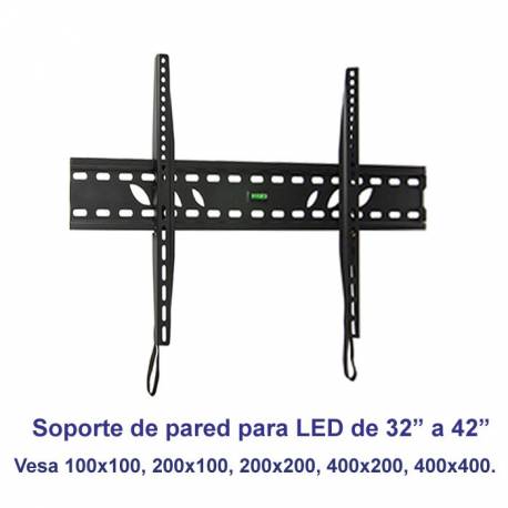 Soporte de pared fijo modelo SSP-310N para pantallas de 32 a 42 