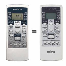 Mando a distancia Fujitsu / General AR-RCD1C sustituye al AR-RCE1E