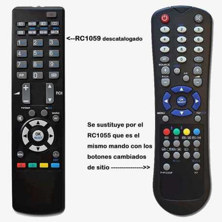 Remote Control Oki Rc1055, Remote Control Tv Oki