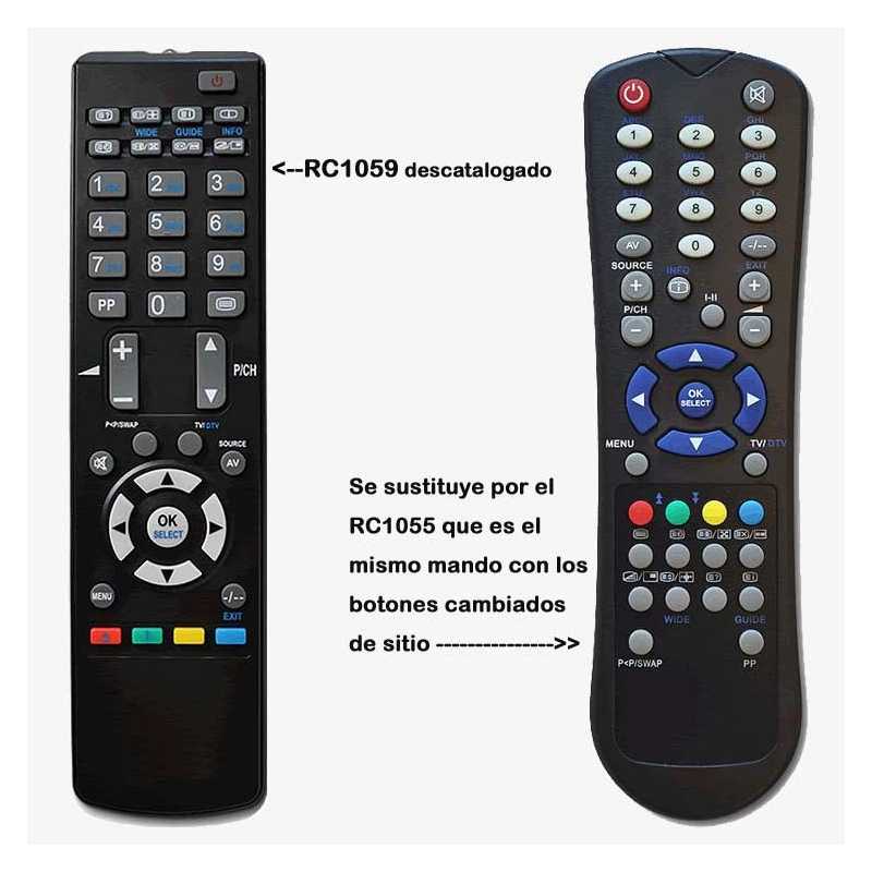 mando a distancia para tv modelo rc1050 de oki - Compra venta en  todocoleccion