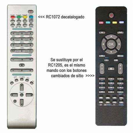 Mando a distancia original de LCD RC1072 Vestel OKI Hitachi etc 