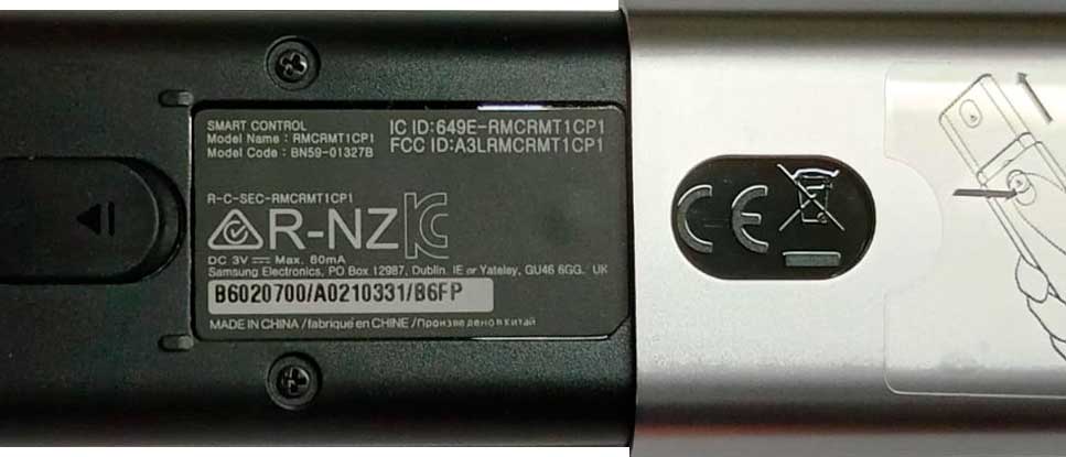 Localizar modelo mando Samsung BN59-01327B SmartTV