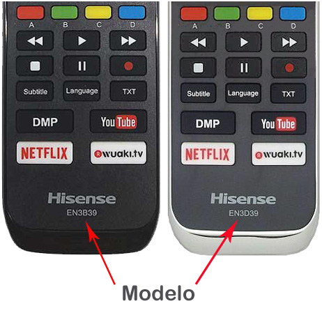 lo calizar modelo mando Hisense EN3B39 y Hisense EN3D39