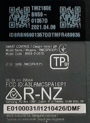 Localizar modelo mando Samsung BN59-01357B y Samsung BN59-01357D