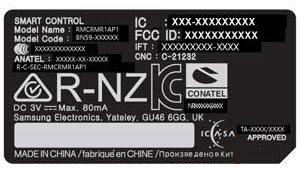 Localización modelo mando Samsumg BN59-01298G, BN59-01298D, BN59-01298E y BN59-01298L