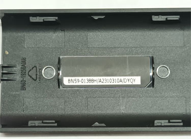 Mando a distancia Samsung BN59-01388H como localizar modelo en la tapa de la pilas