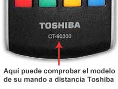 localizar modelo mando Toshiba ct-8557
