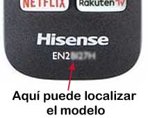 modelo mando Hisense EN2G30H