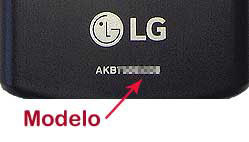 Localizar modelo mando LG AKB33871409